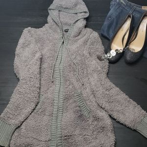 BCBG MaxAzria Lovely Super Soft Zip Up Sweater